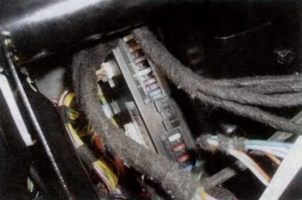 BCM below the dashboard