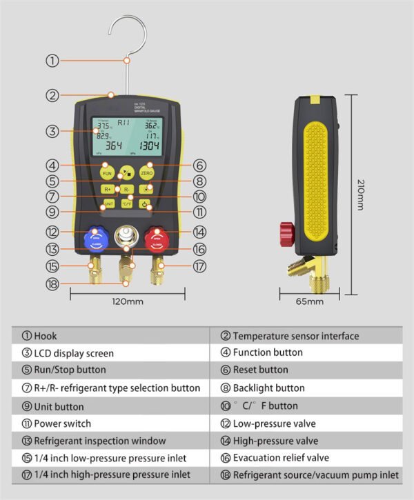 automotive ac gauges for sale